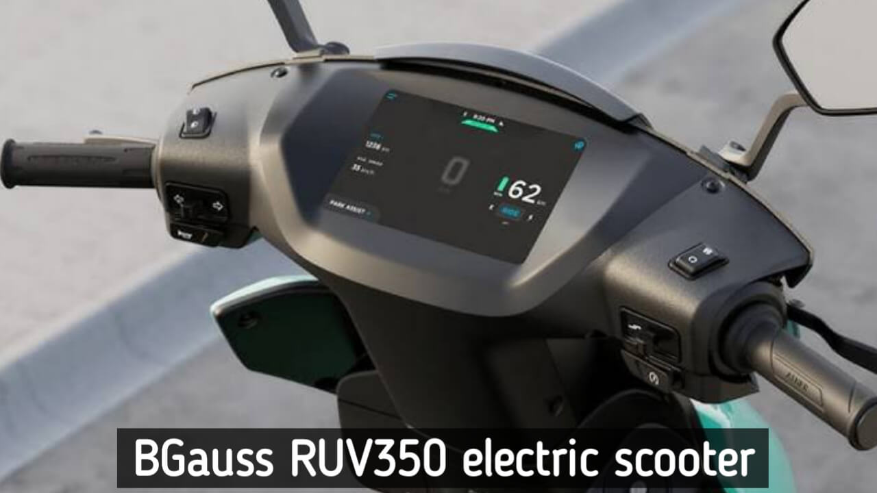 BGauss RUV350 electric scooter